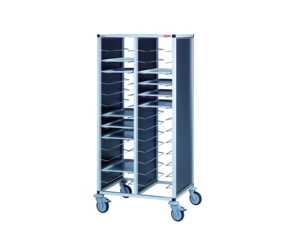 Scholl Tablettwagen RTW - 2 Abteile 530 x 325 - Höhe 1650mm